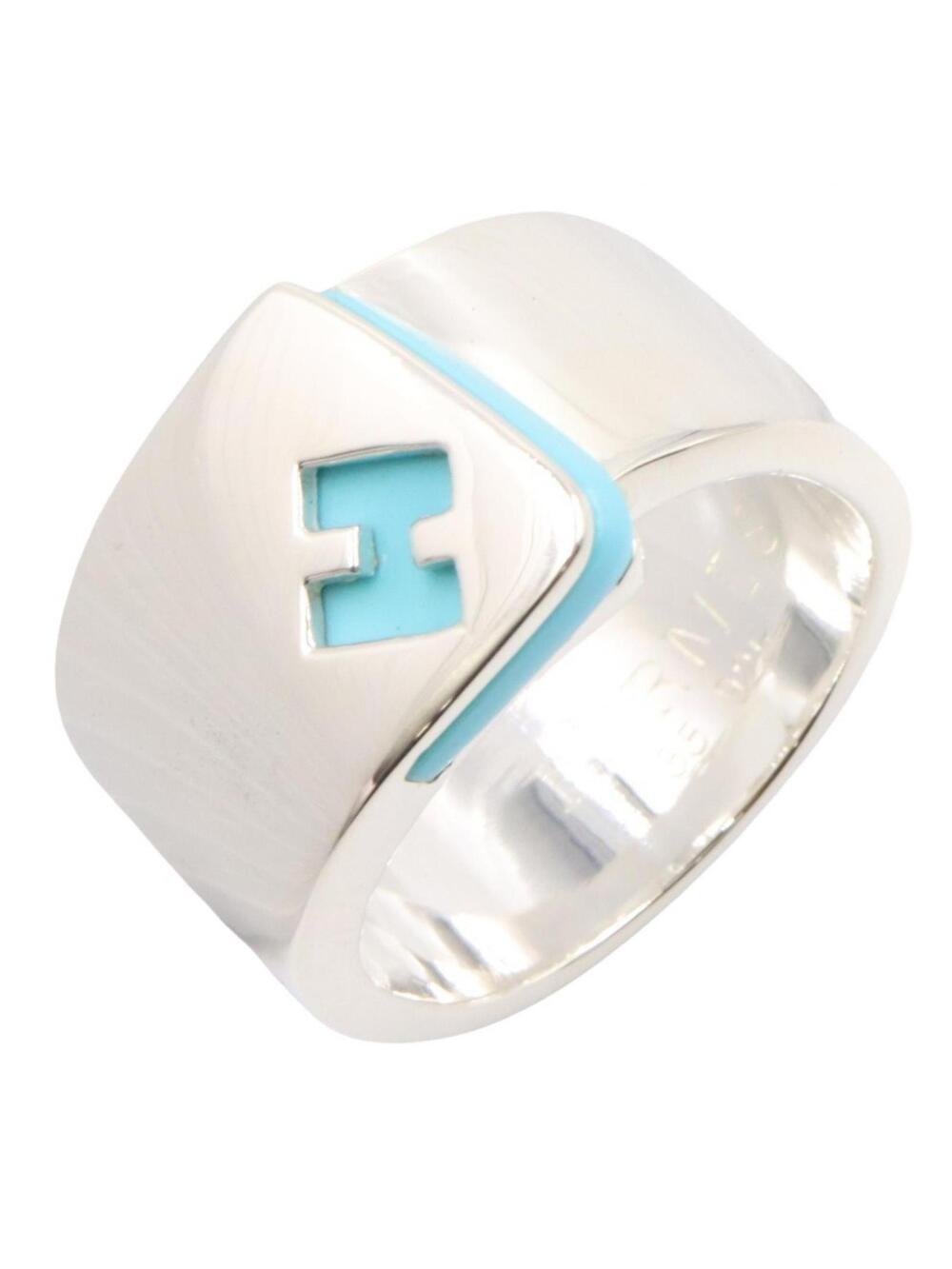 Hermes Candy Ring Blue Used Women Us #358080H38B